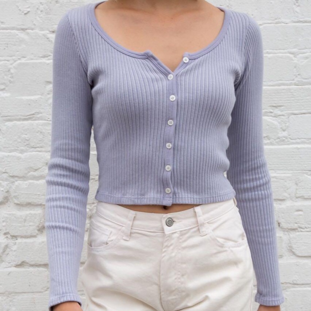 Brandy Melville purple zelly long sleeve
